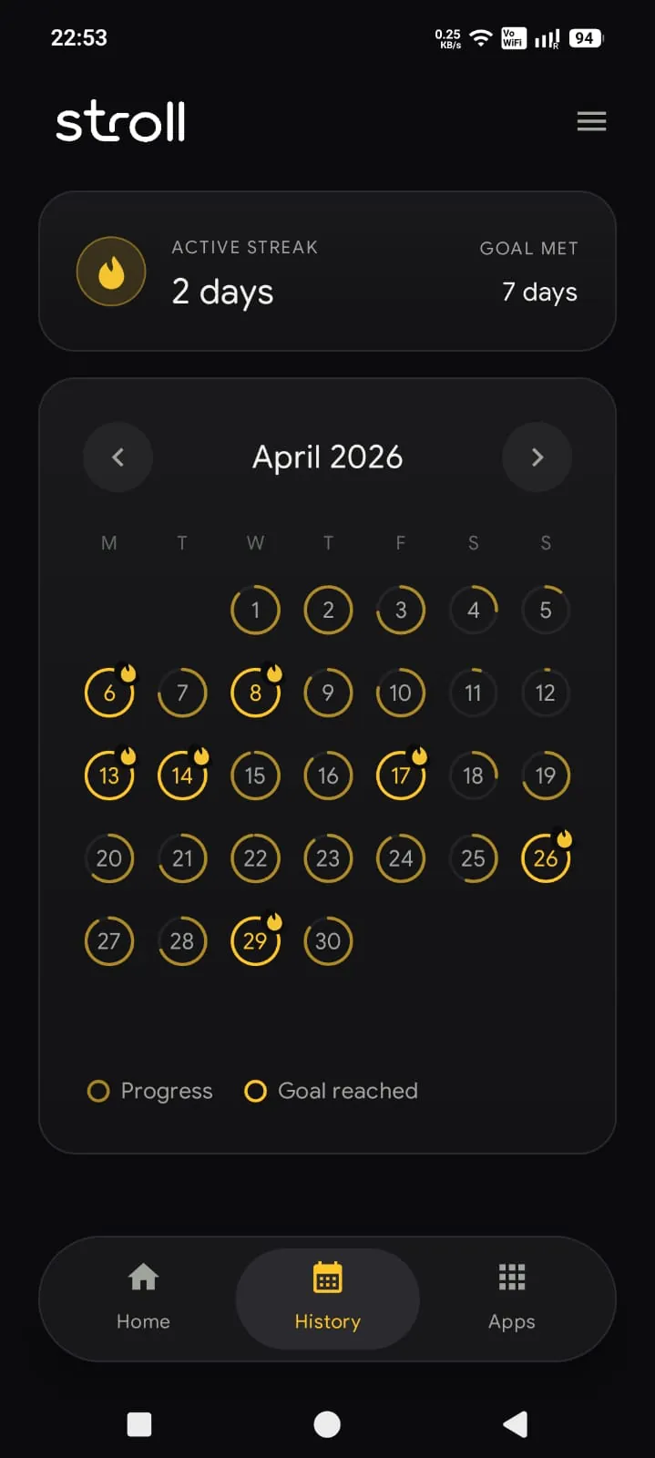 A calendar, not a scoreboard.