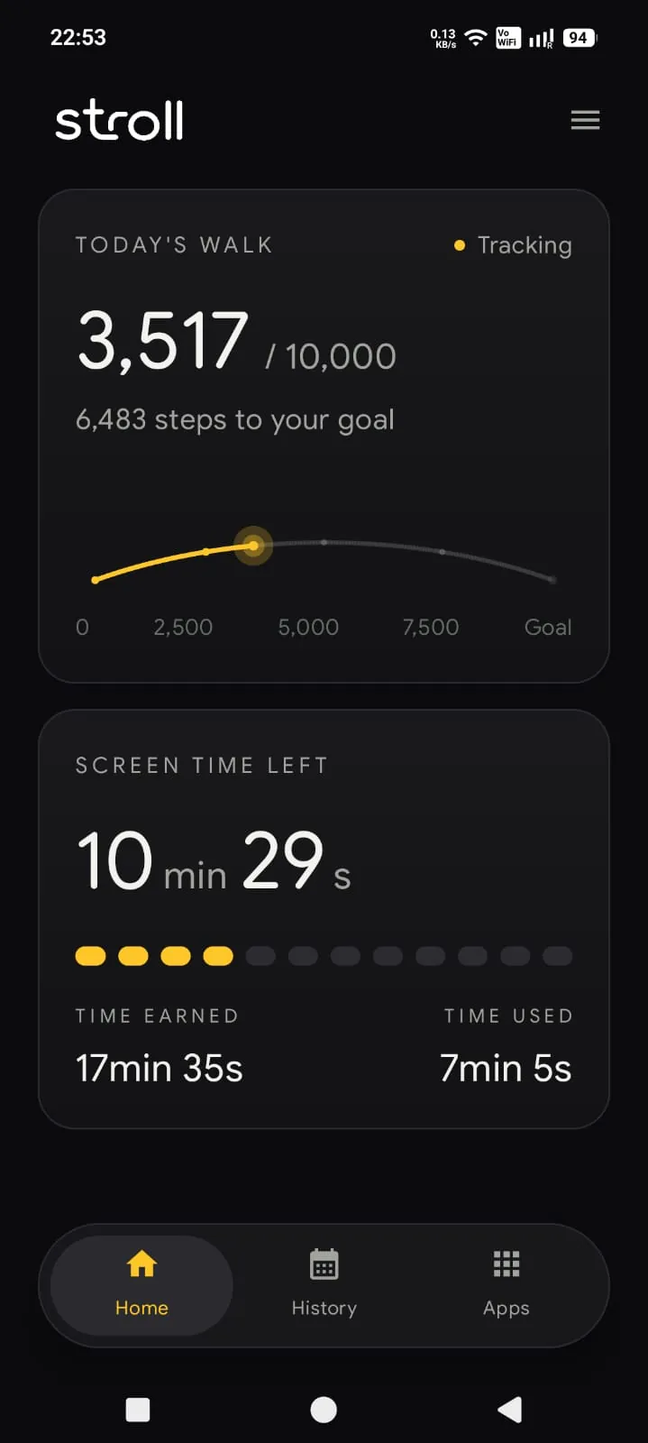 Steps in. Minutes out.